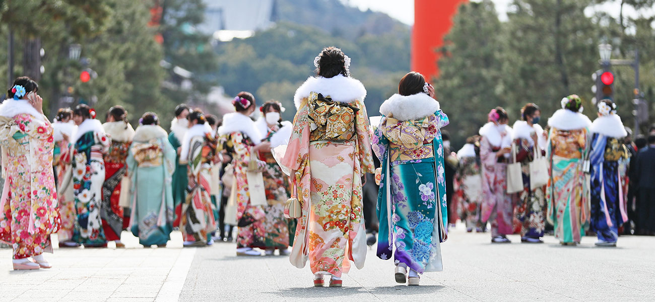 ふりそでやさん花うさぎ